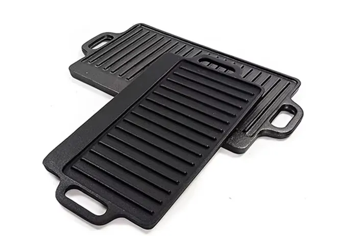 Durable Cast Iron Grill Pan for Versatile Cooking on Your Stove Top