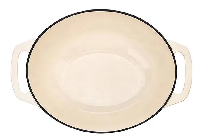 oval cast iron pot