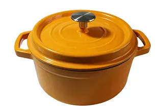 cast iron two handle skillet