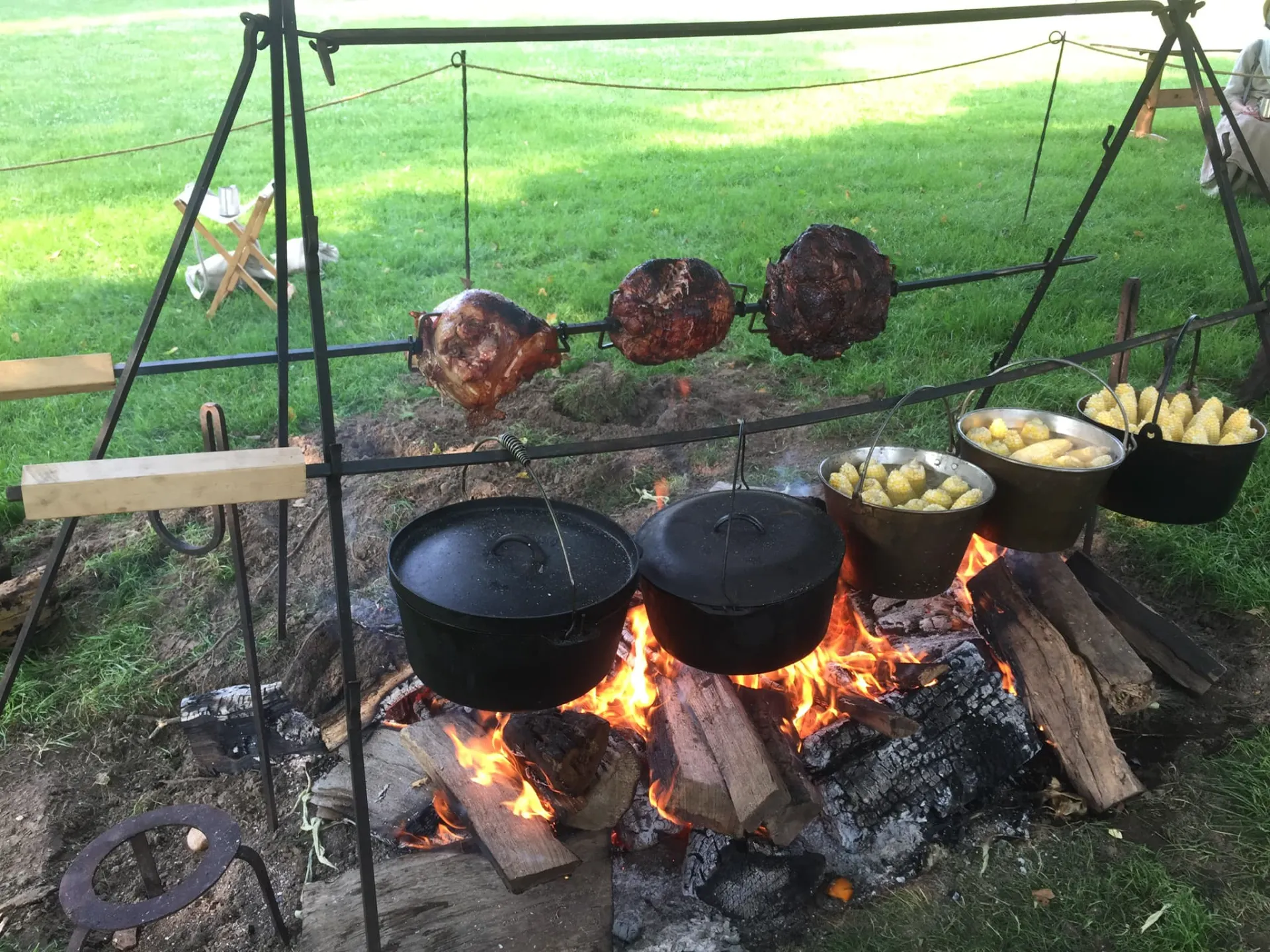 cast iron camping accessories