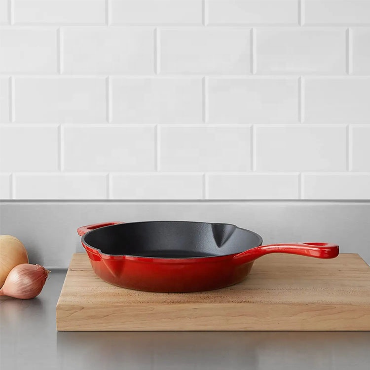 Cast Iron Skillet with Lid – Pre-Seasoned, Induction Ready