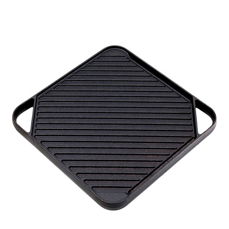 Premium Cast Iron Large Griddle | Durable & Even Heating