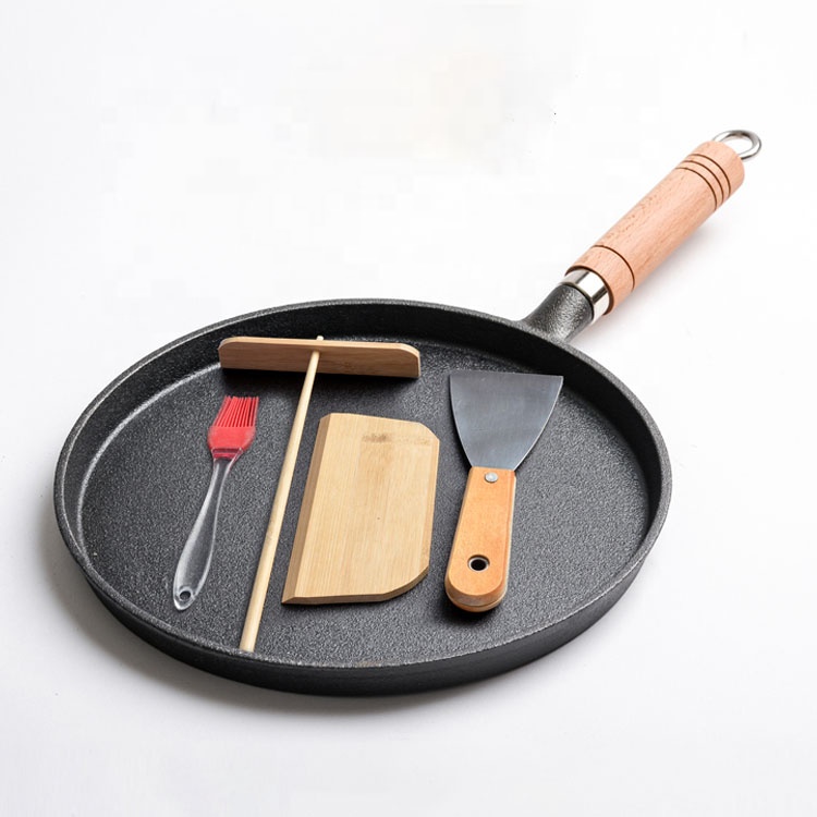 High Quality Cast Iron Cookware - ZD Cookware | Black Pancake Pan, Non-Stick Surface