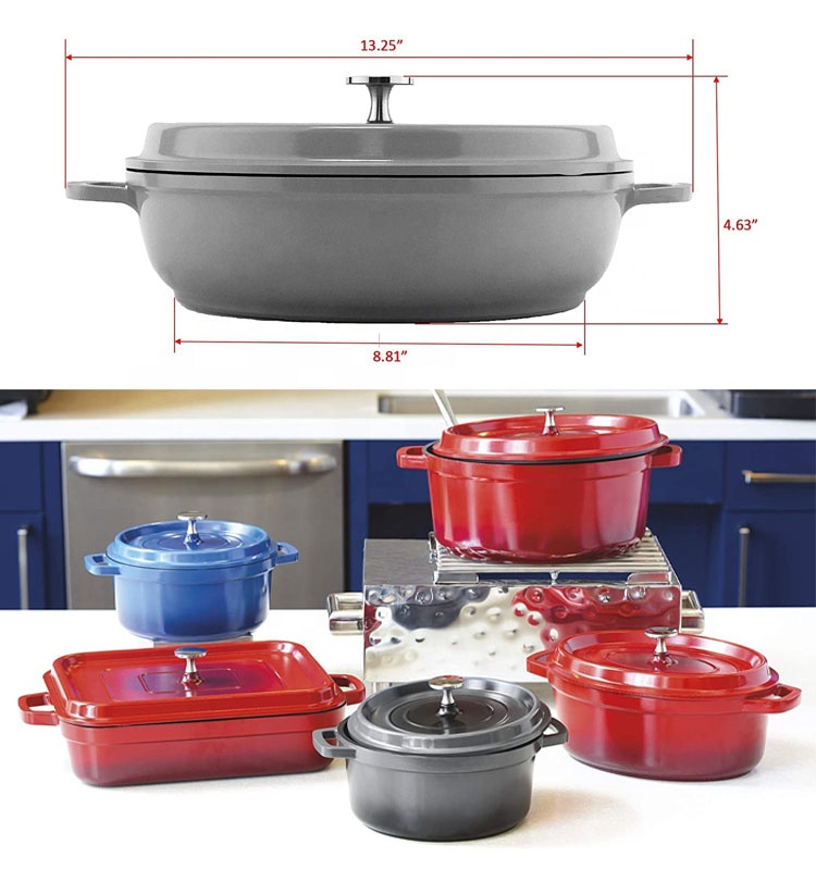 Premium Cast Iron Dutch Oven Pot | Durable & Versatile Cookware