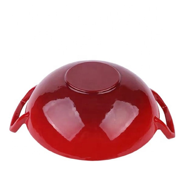 Enamel Cast Iron Wok: Safe, Durable & Non-Stick Cooking