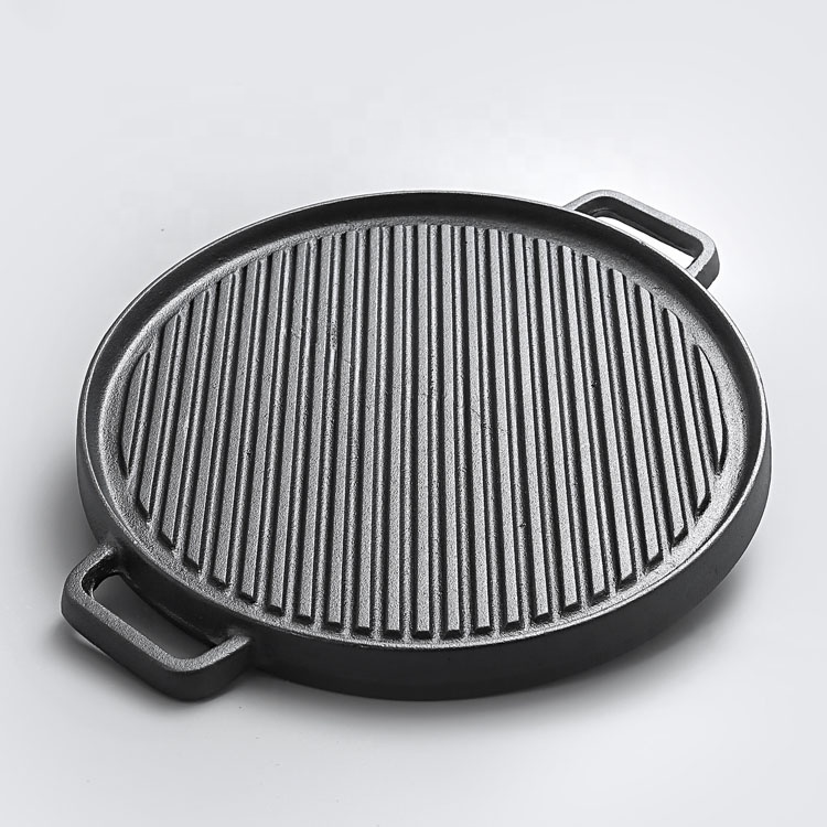 orange cast iron skillet