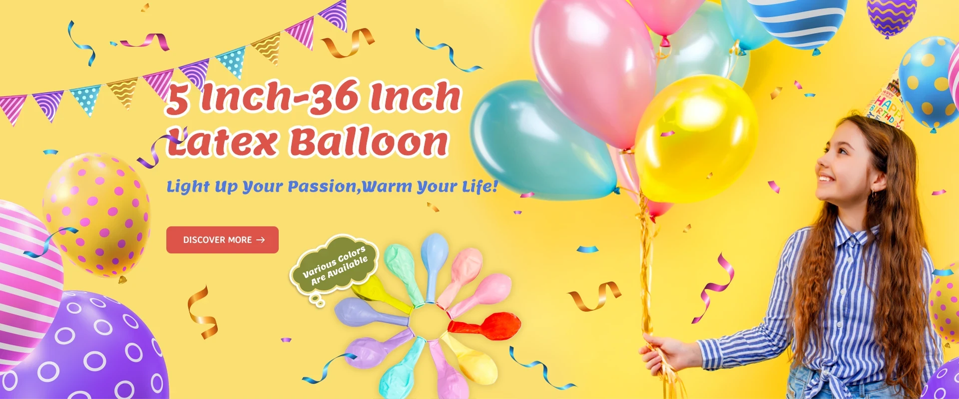 light pink polka dot balloons