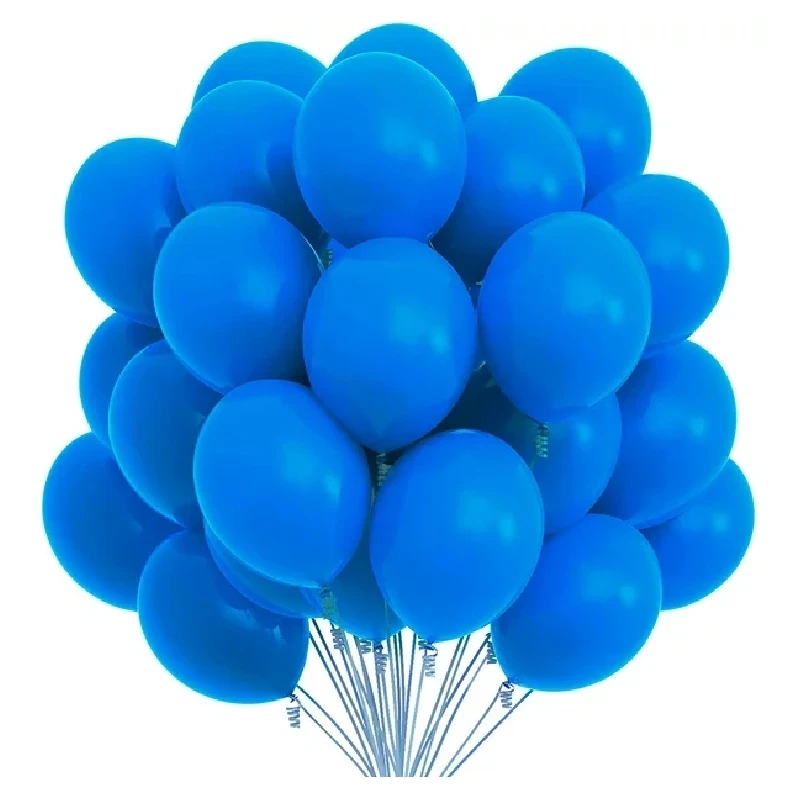 plain red helium balloons