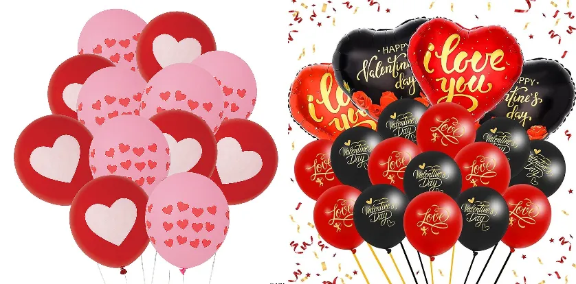 balloons pastel colors