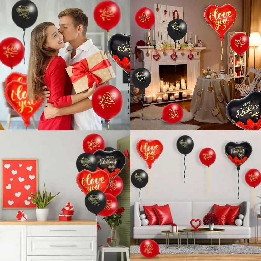 latex balloons with letters on them