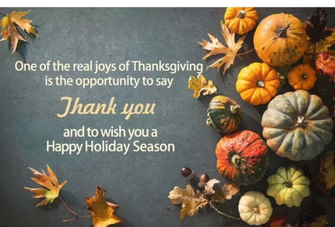 Thanksgiving,SHANDONG FODA BEARING TRANSMISSION CO., LTDIs with You