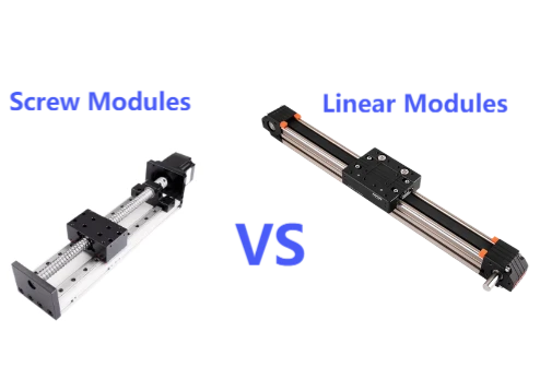 Which is more popular, the linear module or the lead screw module?