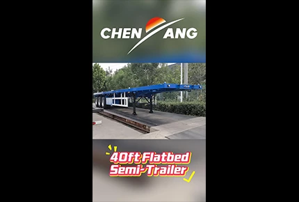 CHENYANG SSH9400TPB 40ft Flatbed Semi-Trailer – Strength Meets Smart Transport