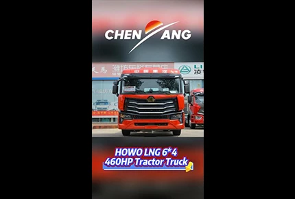 Power. Performance. Sustainability. Meet the HOWO 6x4 LNG 460HP Tractor Truck.