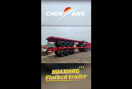 Meet the HUAXIANG Flatbed Trailer
