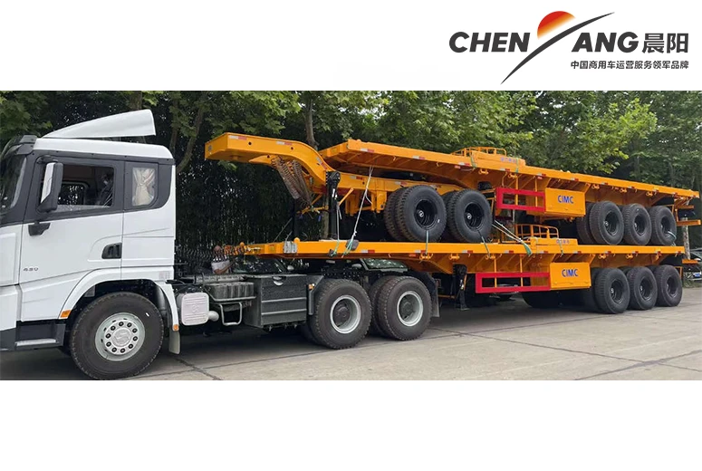 CIMC Flatbed trailer for container transportation