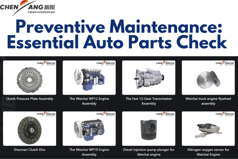 Essential Auto Parts to Check for Preventive Maintenance