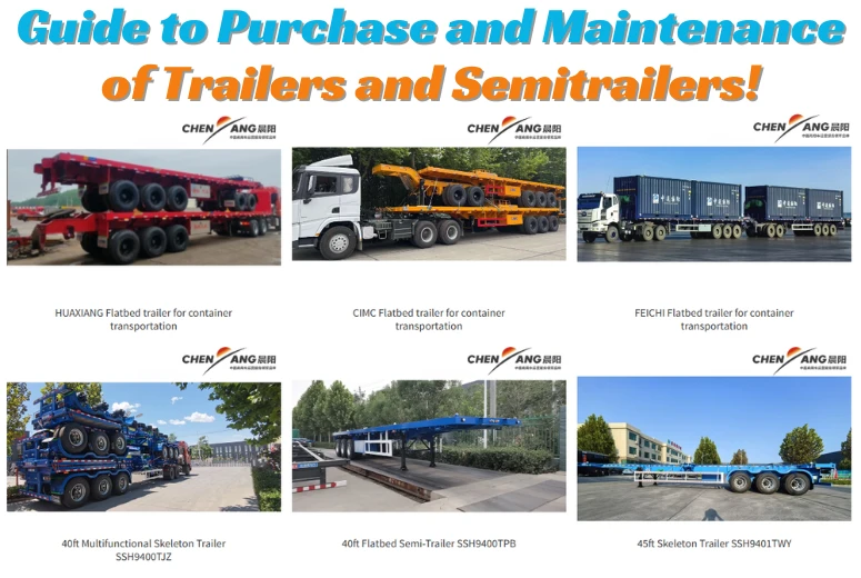 Guide to Purchase and Maintenance of Trailers and Semitrailers