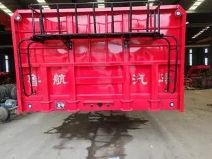 HUAXIANG Flatbed trailer for container transportation