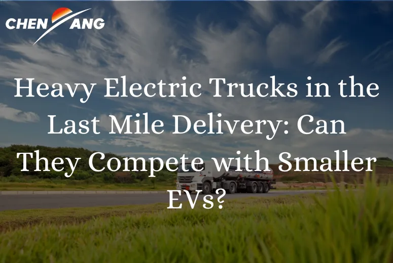 Heavy Electric Trucks in the Last Mile Delivery: Can They Compete with Smaller EVs?