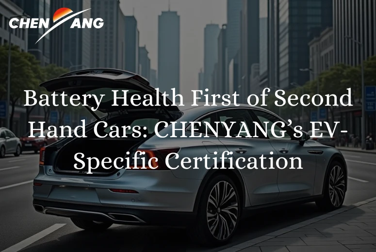 Battery Health First of Second Hand Cars: CHENYANG’s EV-Specific Certification