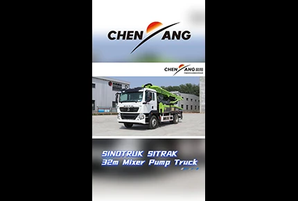 Rural Construction | SINOTRUK SITRAK 32m Mixer Pump Truck