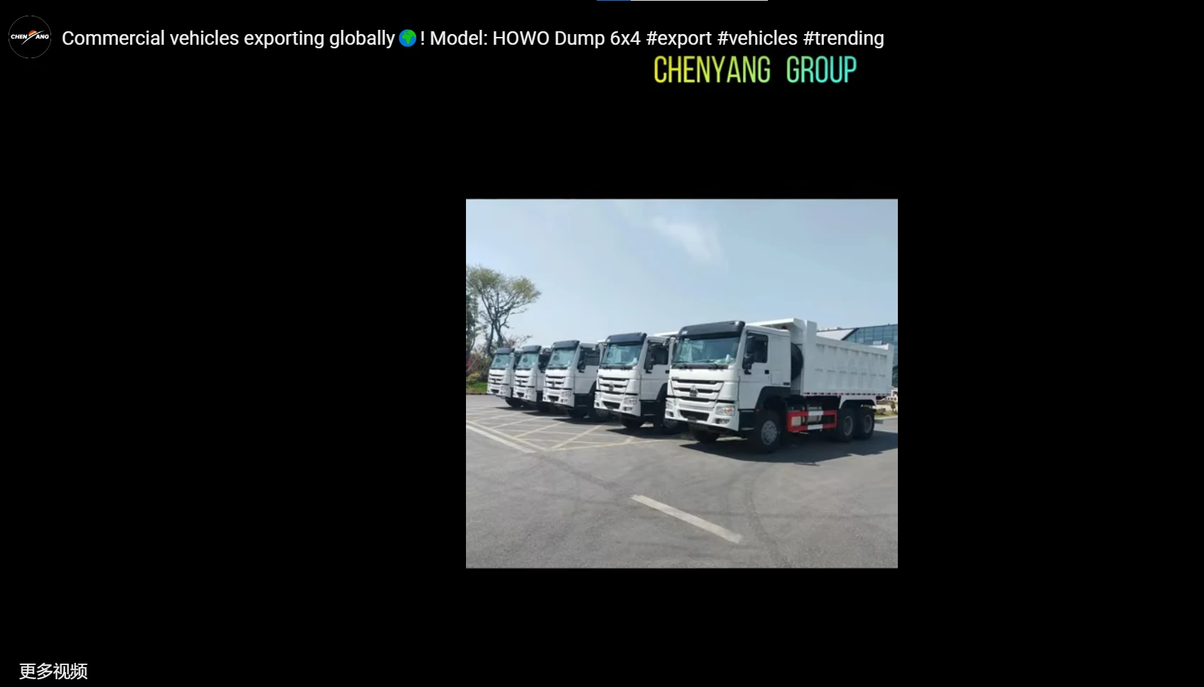Commercial vehicles exporting globally! Model: HOWO Dump 6x4
