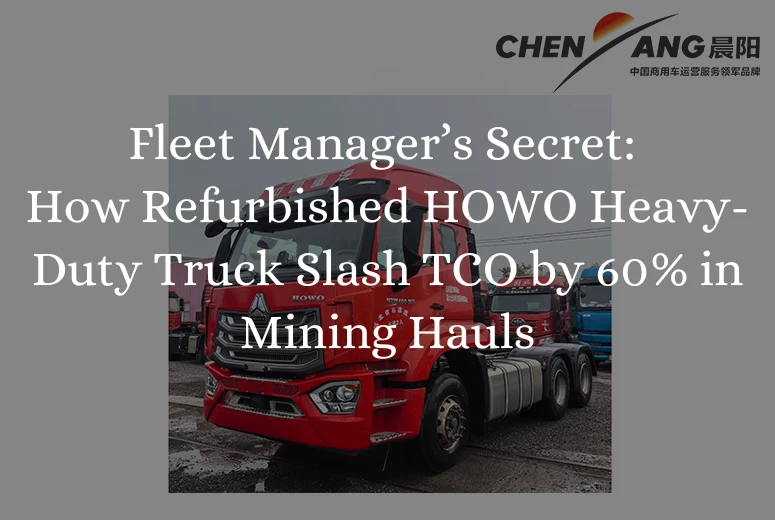 Fleet Manager’s Secret: How Refurbished HOWO Heavy-Duty Truck Slash TCO by 60% in Mining Hauls