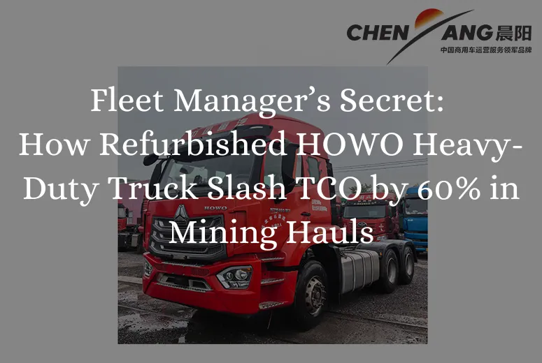 Fleet Manager’s Secret: How Refurbished HOWO Heavy-Duty Truck Slash TCO by 60% in Mining Hauls