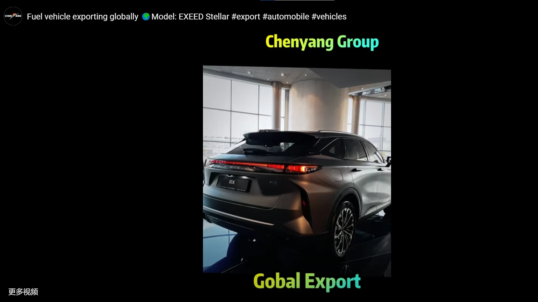 Fuel vehicle exporting globally Model: EXEED Stellar