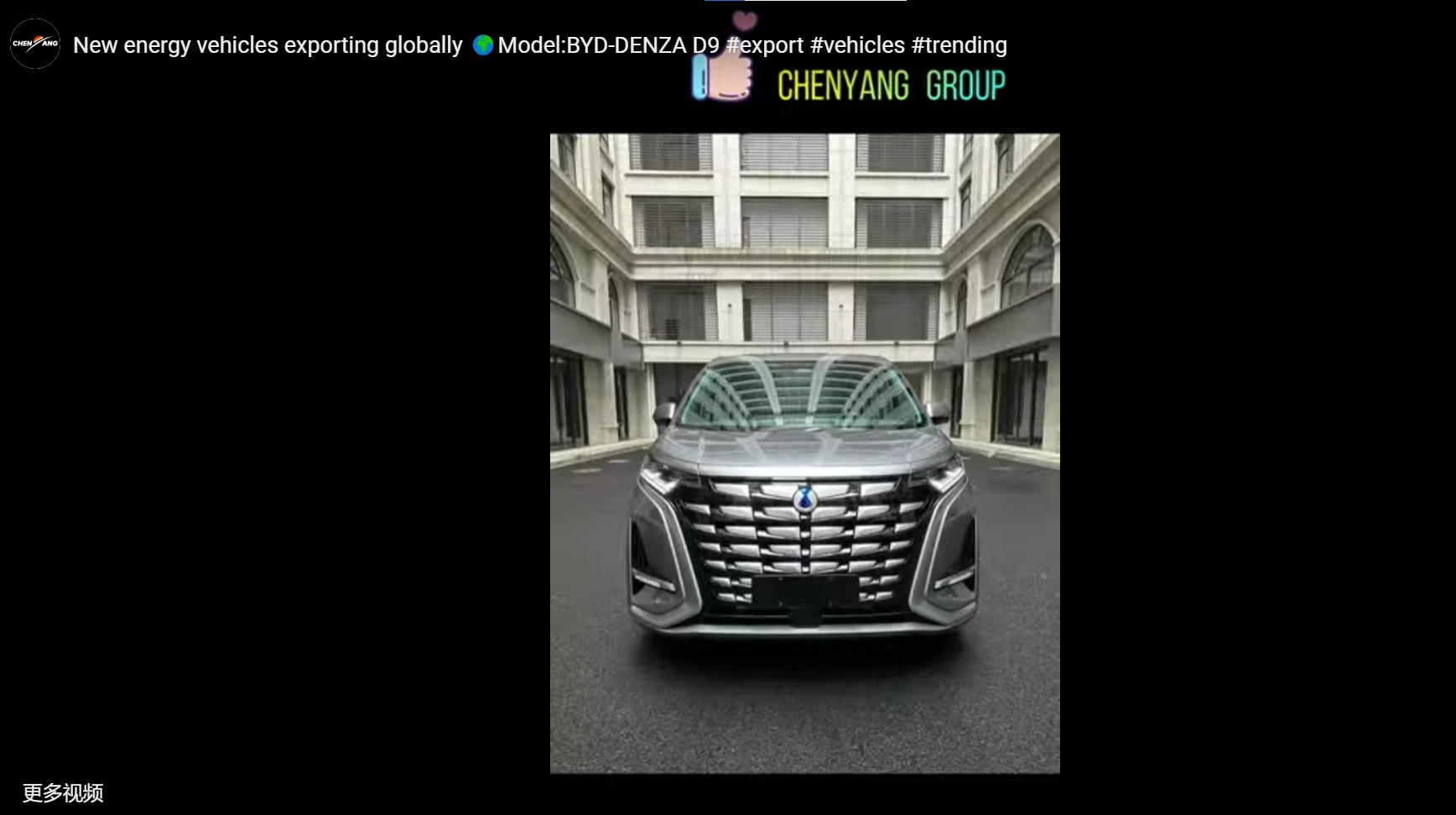 New energy vehicles exporting globally Model: BYD-DENZA D9