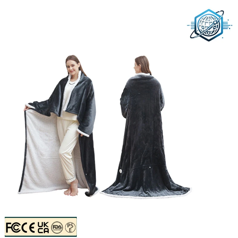 Electric Heated Shawl Blanket Battery Operated Cordless