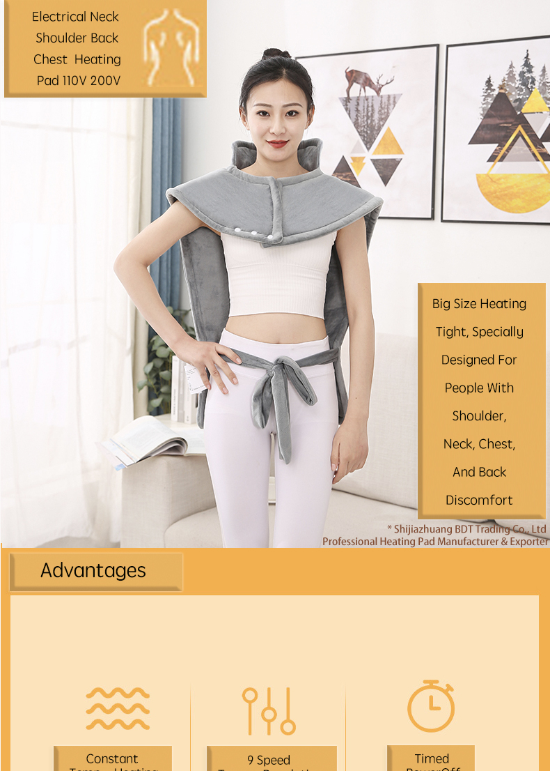 Read More About electric heating pad for back neck and shoulders