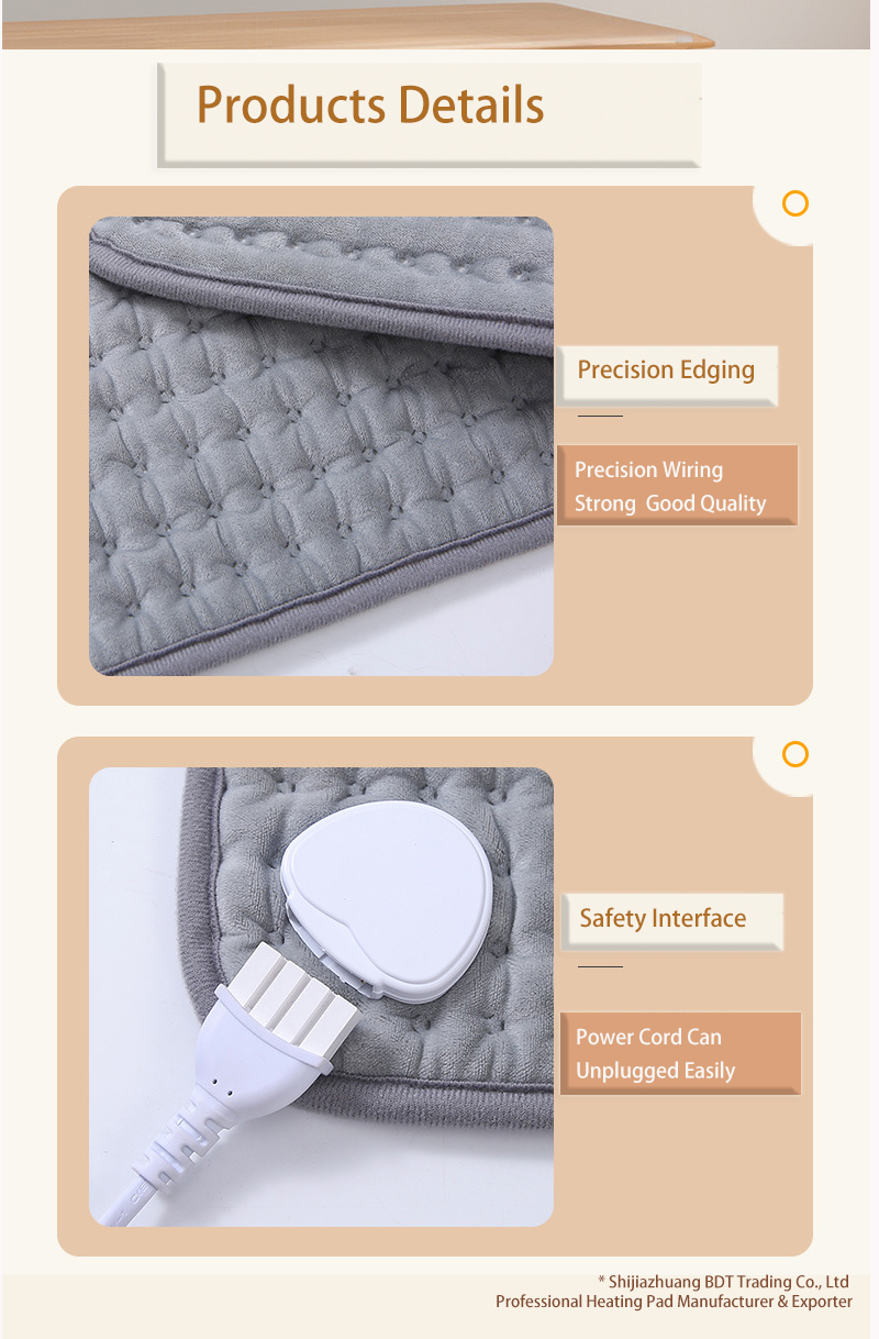 Electric Heating Waist Belt - Shijiazhuang BDT Heating Pad Co., Ltd.