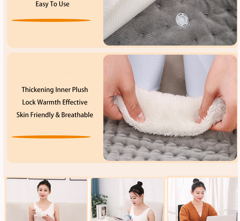 nizoni weighted electric heating pad