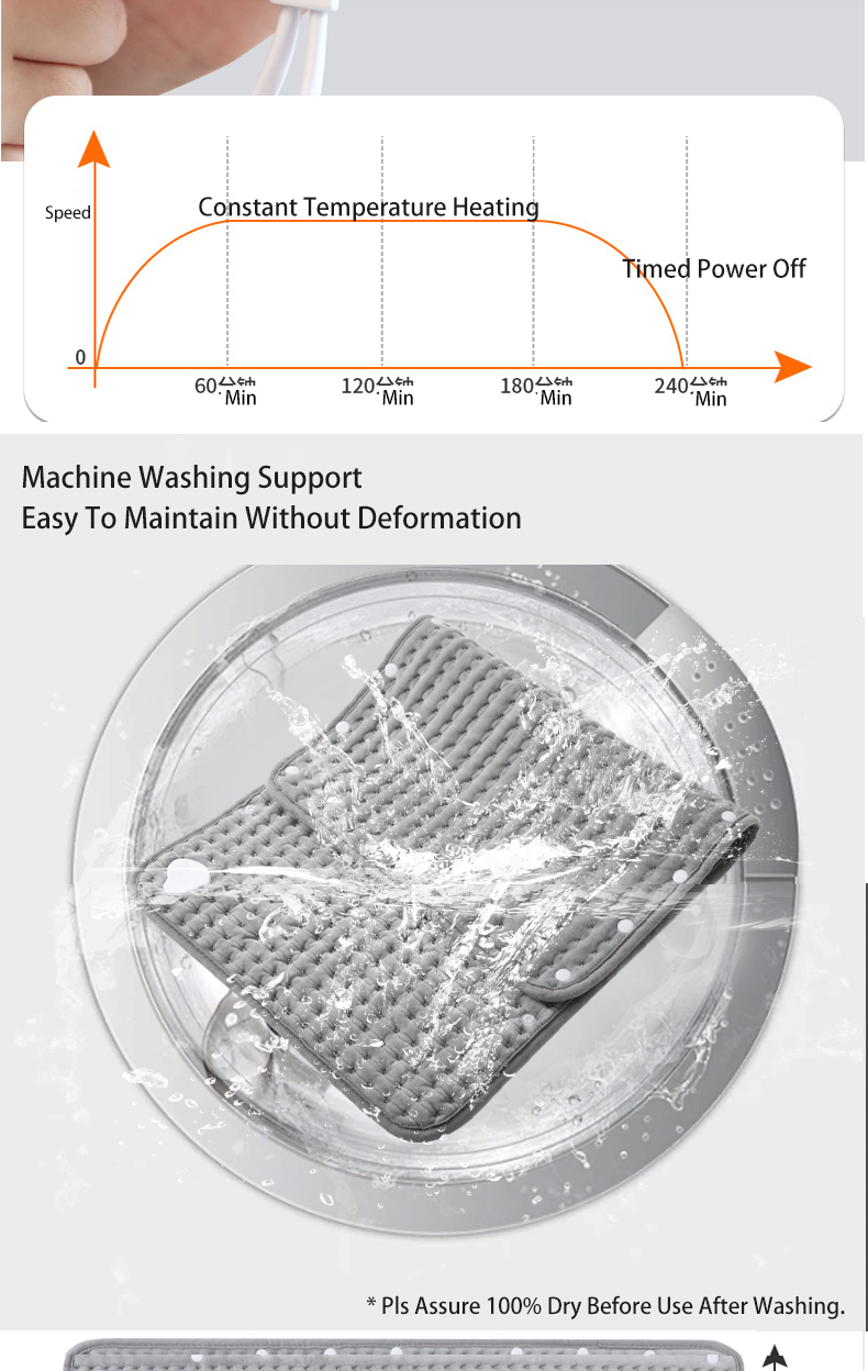 tampone riscaldante per spalle pesate
