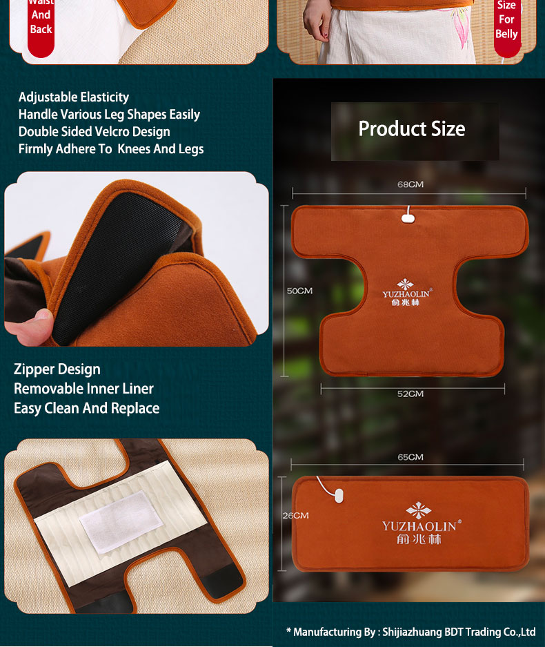 Read More About electric heating knee massager pad