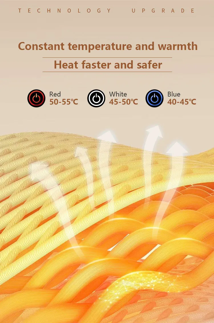electric heating knee massager pad