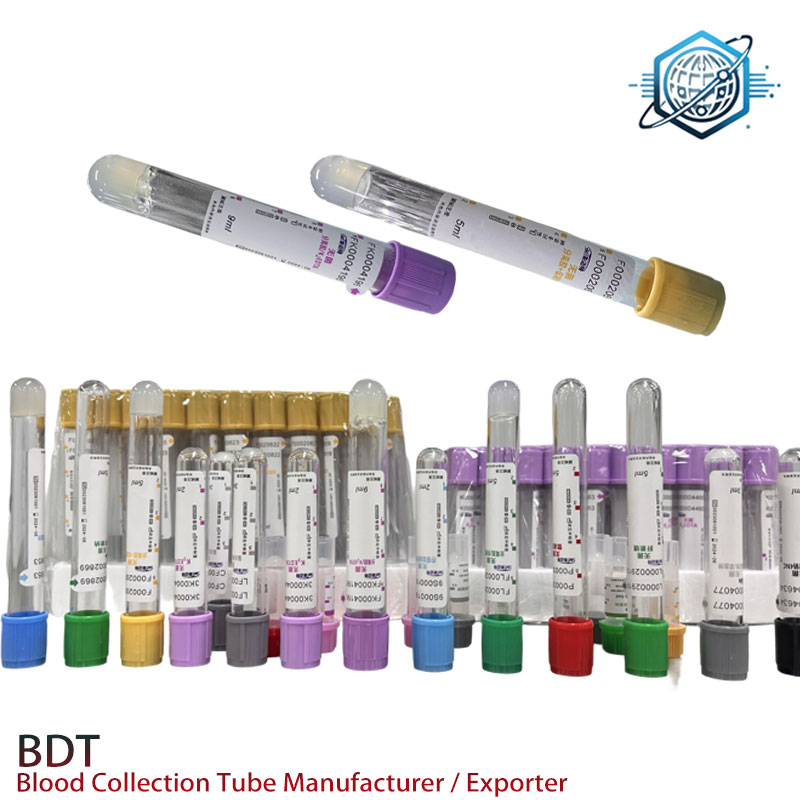 EDTA Vacuum Blood Collection Tubes – Sterile, Low Hemolysis