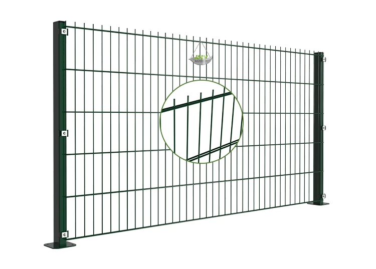 6/5/6 2D DOUBLE WIRE FENCE PANEL WIDTH 250CM & HEIGHT 103CM