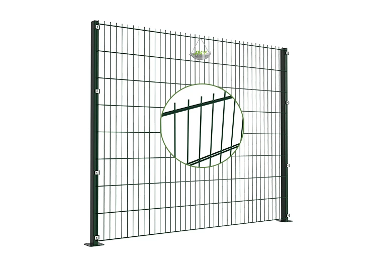 6/5/6 2D DOUBLE WIRE FENCE PANEL WIDTH 250CM & HEIGHT 163CM