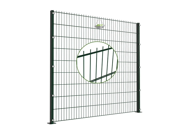 6/5/6 2D DOUBLE WIRE FENCE PANEL WIDTH 250CM & HEIGHT 183CM