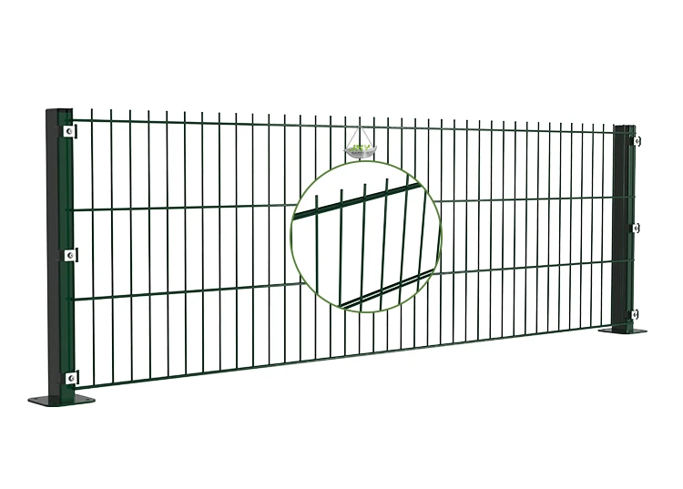 6/5/6 2D DOUBLE WIRE FENCE PANEL WIDTH 250CM & HEIGHT 63CM