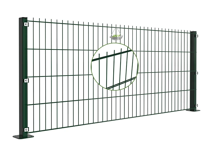 6/5/6 2D DOUBLE WIRE FENCE PANEL WIDTH 250CM & HEIGHT 83CM