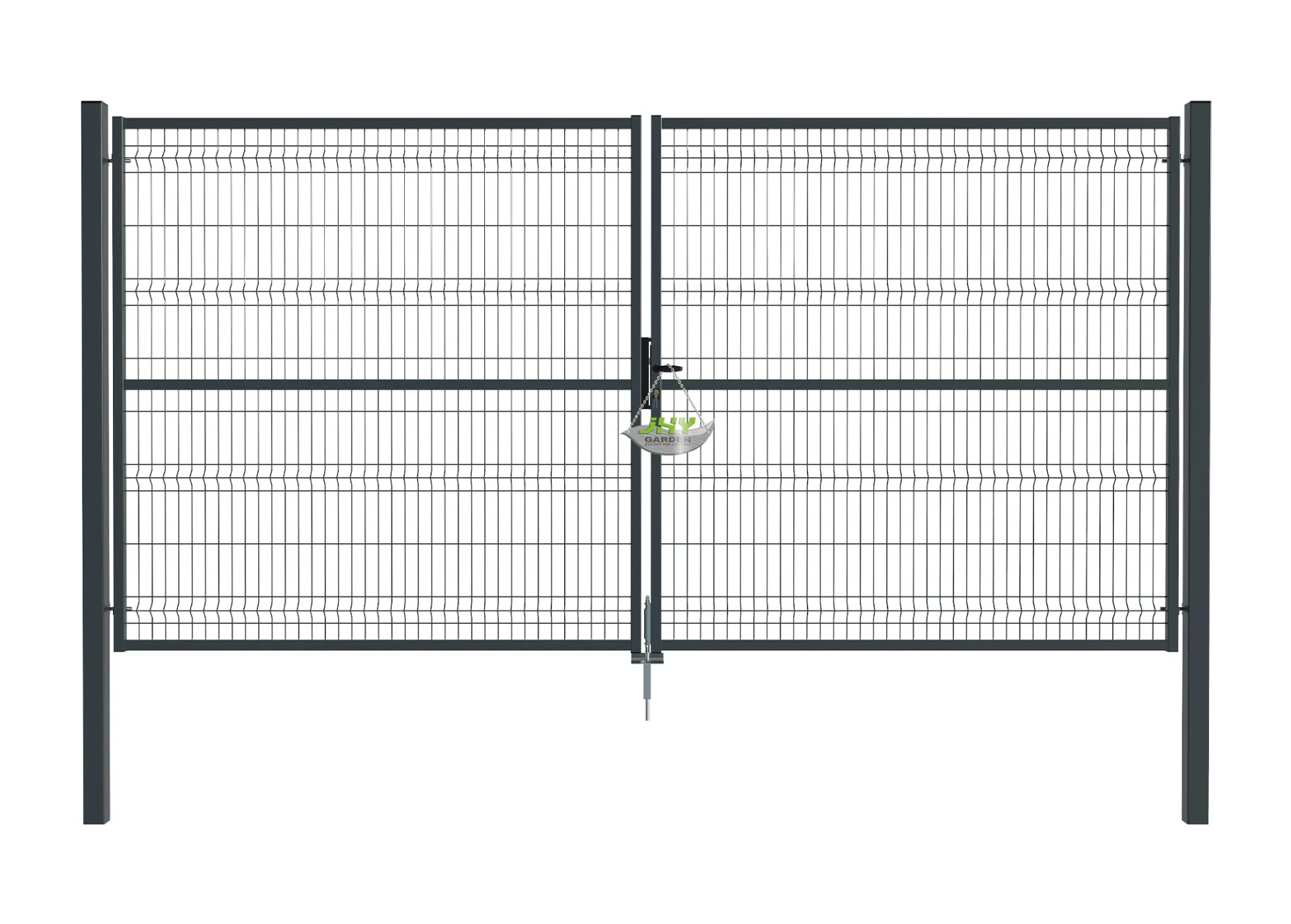 3D Fencing Garden Gate 4000×2000mm.webp1