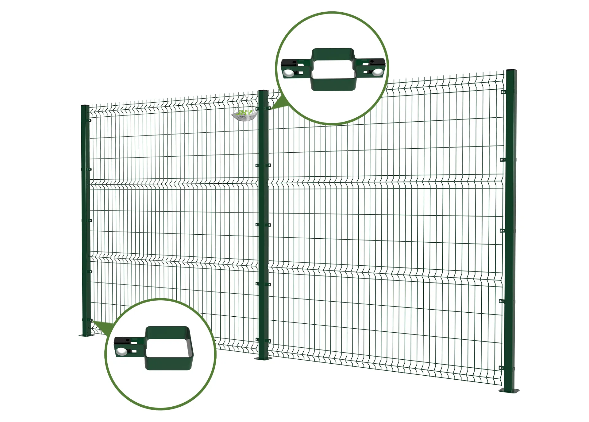 3D Weld Mesh Fence Panels Square post 2.webp3