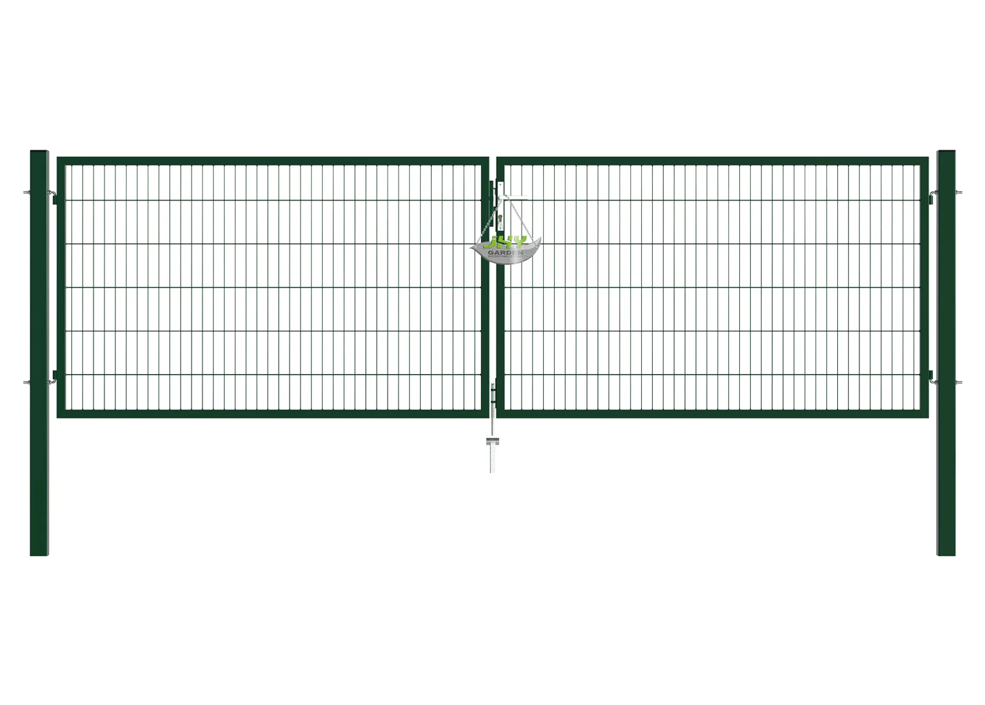 656 2D Fencing Garden Gate 4000×1200mm.webp1
