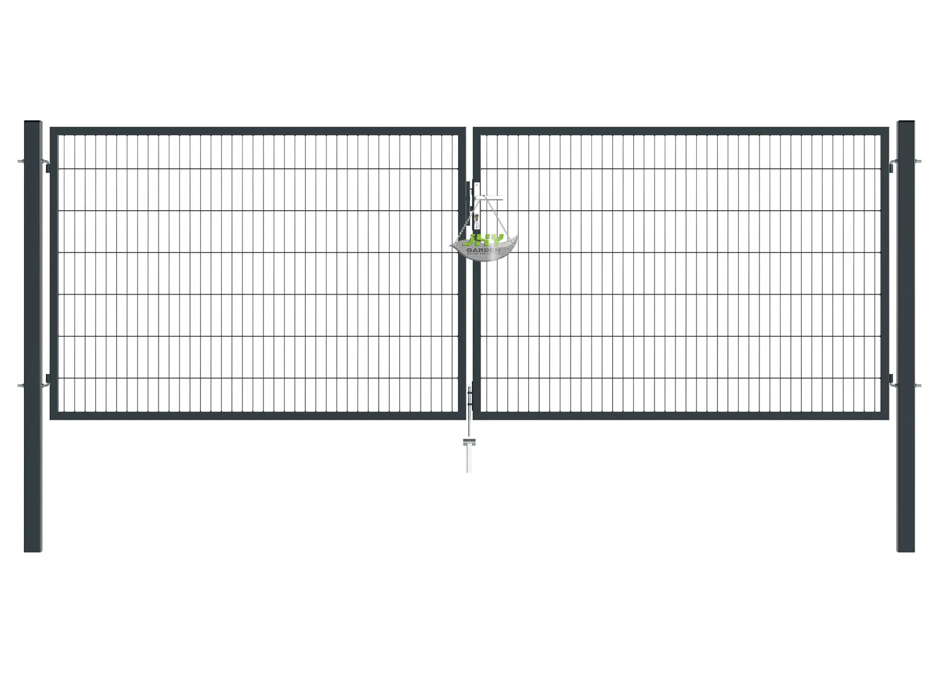 656 2D Fencing Garden Gate 4000×1400mm.webp1