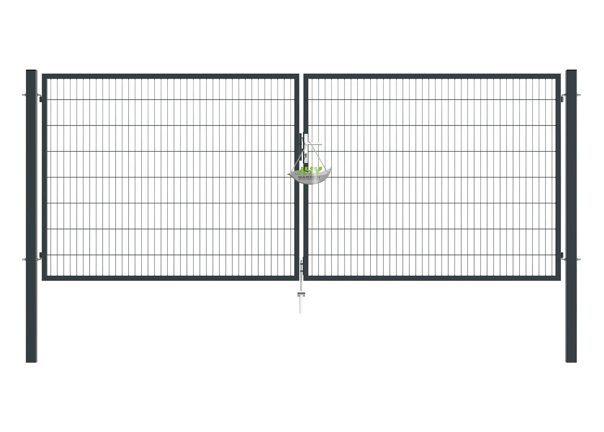 656 2D Fencing Garden Gate 4000×1600mm.webp1