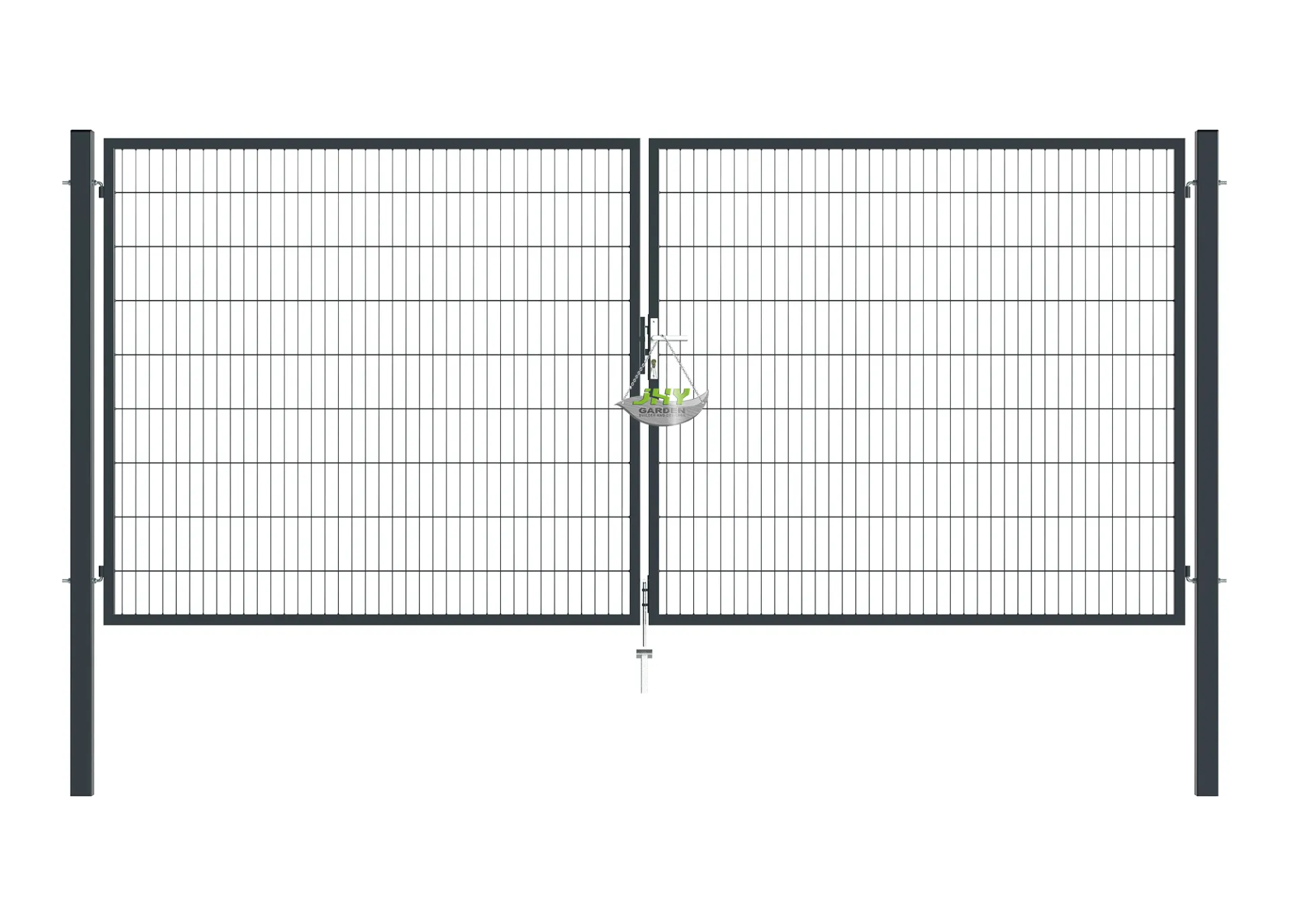 656 2D Fencing Garden Gate 4000×1800mm.webp1